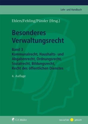 Besonderes Verwaltungsrecht von Ehlers,  Dirk, Fehling,  Michael, Pünder,  Hermann