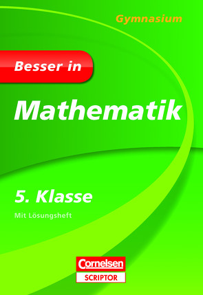 Besser in Mathematik – Gymnasium 5. Klasse von Böcking-Gestaltung, Kammermeyer,  Fritz, Zerpies,  Roland