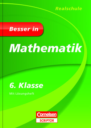 Besser in Mathematik – Realschule 6. Klasse von Finnern,  Maike, Weber,  Barbara