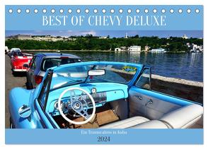 Best of Chevy DeLuxe – Ein Traumcabrio in Kuba (Tischkalender 2024 DIN A5 quer), CALVENDO Monatskalender von von Loewis of Menar,  Henning
