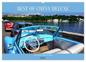 Best of Chevy DeLuxe – Ein Traumcabrio in Kuba (Wandkalender 2024 DIN A2 quer), CALVENDO Monatskalender von von Loewis of Menar,  Henning
