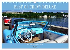 Best of Chevy DeLuxe – Ein Traumcabrio in Kuba (Wandkalender 2024 DIN A3 quer), CALVENDO Monatskalender von von Loewis of Menar,  Henning