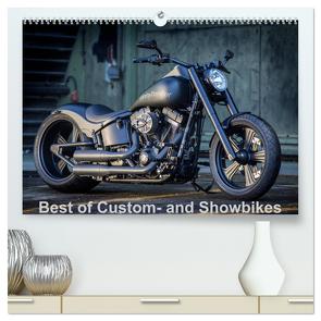 Best of Custom- and Showbikes Kalender (hochwertiger Premium Wandkalender 2024 DIN A2 quer), Kunstdruck in Hochglanz von Wolf,  Volker