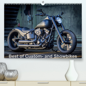 Best of Custom- and Showbikes Kalender (Premium, hochwertiger DIN A2 Wandkalender 2023, Kunstdruck in Hochglanz) von Wolf,  Volker