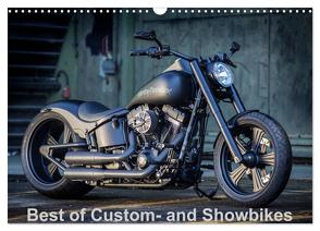 Best of Custom- and Showbikes Kalender (Wandkalender 2024 DIN A3 quer), CALVENDO Monatskalender von Wolf,  Volker