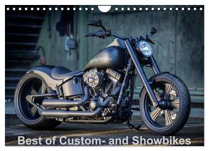 Best of Custom- and Showbikes Kalender (Wandkalender 2024 DIN A4 quer), CALVENDO Monatskalender von Wolf,  Volker