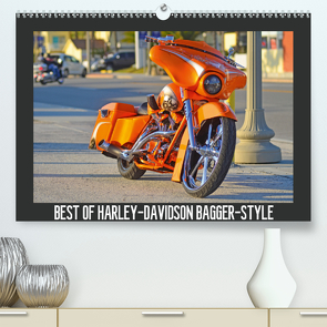 BEST OF HARLEY-DAVIDSON BAGGER-STYLE (Premium, hochwertiger DIN A2 Wandkalender 2020, Kunstdruck in Hochglanz) von Wolf,  Volker