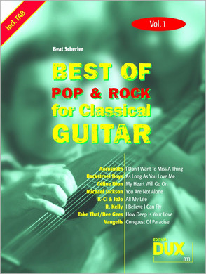 Best of Pop & Rock for Classical Guitar Vol. 1 von Scherler,  Beat