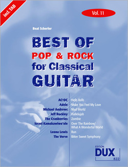 Best of Pop & Rock for Classical Guitar Vol. 11 von Scherler,  Beat