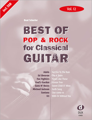 Best of Pop & Rock for Classical Guitar Vol. 12 von Scherler,  Beat