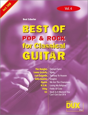 Best of Pop & Rock for Classical Guitar Vol. 4 von Scherler,  Beat