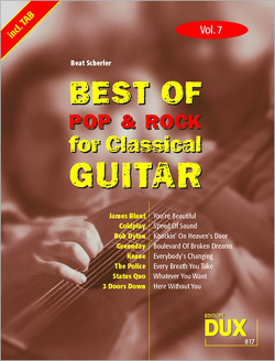 Best of Pop & Rock for Classical Guitar Vol. 7 von Scherler,  Beat