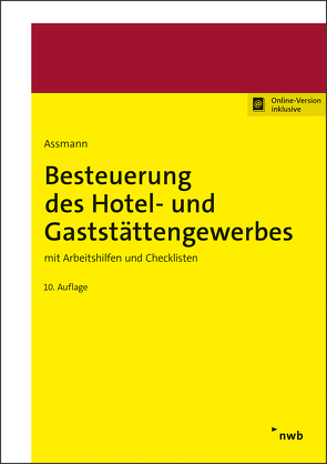 Besteuerung des Hotel- und Gaststättengewerbes von Assmann,  Eberhard