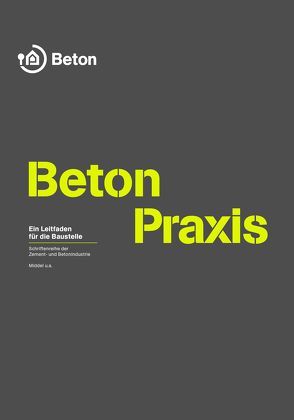 Beton-Praxis von Glaubitt, Middel,  Matthias
