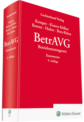 BetrAVG – Kommentar von Kemper,  Kurt