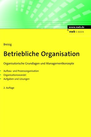 Betriebliche Organisation von Breisig,  Thomas