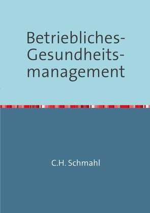 Betriebliches Gesundheitsmanagement von Schmahl,  Christian