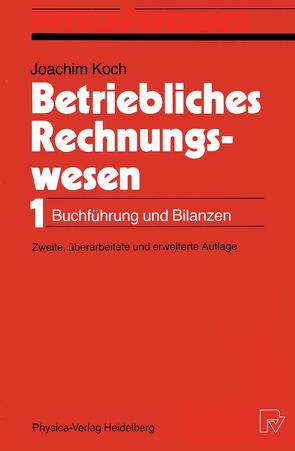 Betriebliches Rechnungswesen von Koch,  Joachim