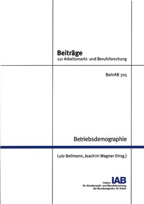 Betriebsdemographie von Bellmann,  Lutz, Wagner,  Joachim