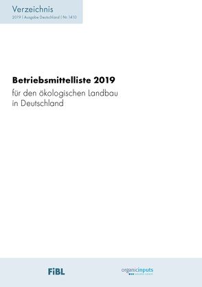Betriebsmittelliste 2019 von Mäder,  Rolf