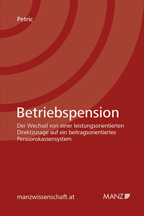 Betriebspension von Petric,  Elisabeth