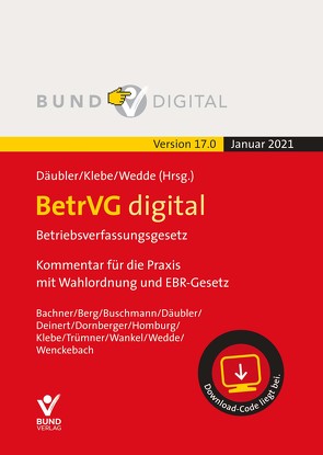 Betriebsratspraxis von A bis Z digital Vers. 22.0 – Juli 2021 von Schoof,  Christian