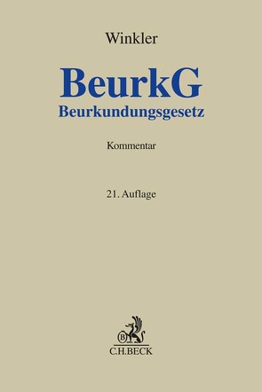 Beurkundungsgesetz von Winkler,  Karl