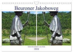 Beuroner Jakobsweg (Wandkalender 2024 DIN A4 quer), CALVENDO Monatskalender von Traub,  Christine