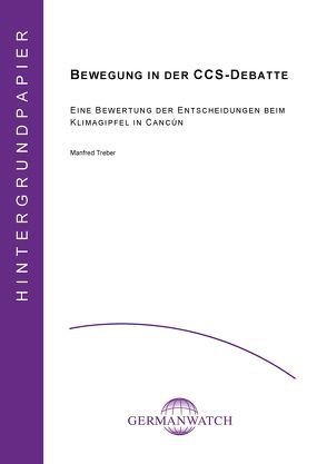 Bewegung in der CCS-Debatte von Treber,  Manfred