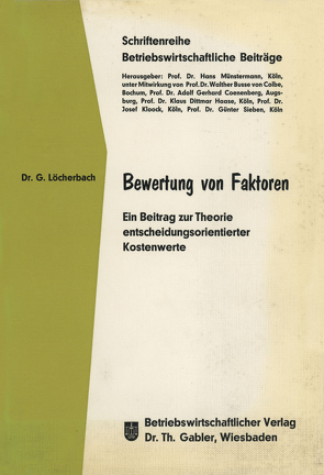 Bewertung von Faktoren von Löcherbach,  Gerhard