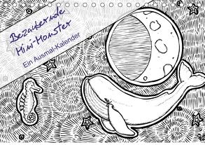 Bezaubernde Mini-Monster – Ein Ausmal-Kalender (Tischkalender 2018 DIN A5 quer) von Zabel,  Benita