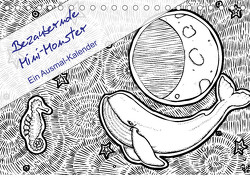Bezaubernde Mini-Monster – Ein Ausmal-Kalender (Tischkalender 2023 DIN A5 quer) von Zabel,  Benita