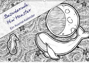 Bezaubernde Mini-Monster – Ein Ausmal-Kalender (Wandkalender 2019 DIN A2 quer) von Zabel,  Benita
