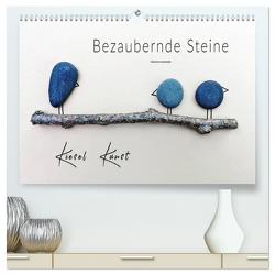 Bezaubernde Steine – Kieselkunst (hochwertiger Premium Wandkalender 2024 DIN A2 quer), Kunstdruck in Hochglanz von Roder,  Peter