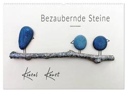 Bezaubernde Steine – Kieselkunst (Wandkalender 2024 DIN A2 quer), CALVENDO Monatskalender von Roder,  Peter