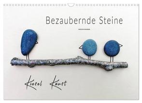 Bezaubernde Steine – Kieselkunst (Wandkalender 2024 DIN A3 quer), CALVENDO Monatskalender von Roder,  Peter