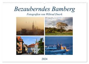 Bezauberndes Bamberg (Wandkalender 2024 DIN A2 quer), CALVENDO Monatskalender von Doerk,  Wiltrud
