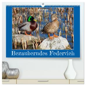 Bezauberndes Federvieh (hochwertiger Premium Wandkalender 2024 DIN A2 quer), Kunstdruck in Hochglanz von Kruse,  Gisela