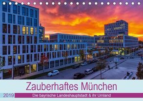 Bezauberndes München – Die bayrische Landeshauptstadt und ihr Umland. (Tischkalender 2019 DIN A5 quer) von Kelle,  Stephan