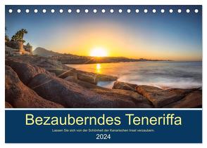 Bezauberndes Teneriffa (Tischkalender 2024 DIN A5 quer), CALVENDO Monatskalender von Kelle,  Stephan