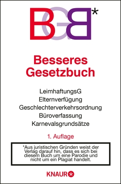 BGB von Fröhlich,  Axel, Kuhn,  Oliver, Reinwarth,  Alexandra