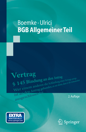 BGB Allgemeiner Teil von Boemke,  Burkhard, Ulrici,  Bernhard