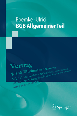 BGB Allgemeiner Teil von Boemke,  Burkhard, Ulrici,  Bernhard