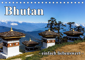 Bhutan – einfach liebenswert (Tischkalender 2022 DIN A5 quer) von Frank BAUMERT,  FB