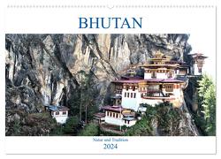 Bhutan – Natur und Tradition (Wandkalender 2024 DIN A2 quer), CALVENDO Monatskalender von A. Langenkamp,  Wolfgang