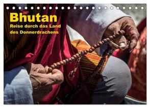 Bhutan – Reise durch das Land des Donnerdrachens (Tischkalender 2024 DIN A5 quer), CALVENDO Monatskalender von Krebs,  Thomas