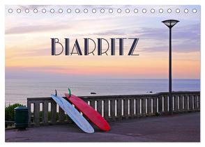 Biarritz (Tischkalender 2024 DIN A5 quer), CALVENDO Monatskalender von Rütten,  Kristina