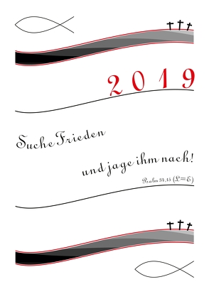 Bibel Kalender 2019 A4 von Rene,  Braune
