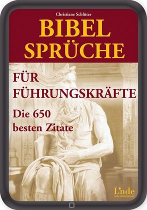 Bibelsprüche für Führungskräfte von Schlüter,  Christiane