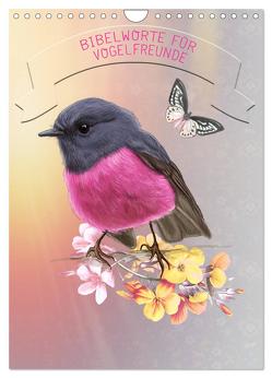 Bibelworte für Vogelfreunde (Wandkalender 2024 DIN A4 hoch), CALVENDO Monatskalender von SWITZERLAND,  ©KAVODEDITION
